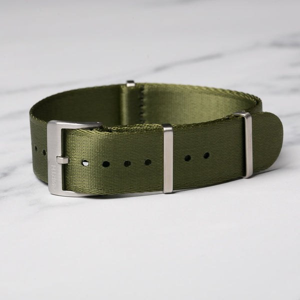 Green Premium Nato Watch Strap by North Straps