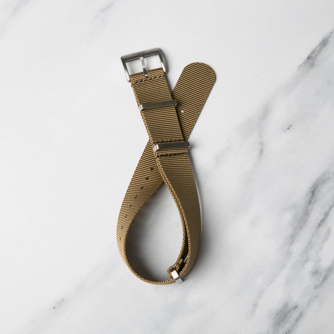 Khaki Tough Military Watch Strap – North Straps