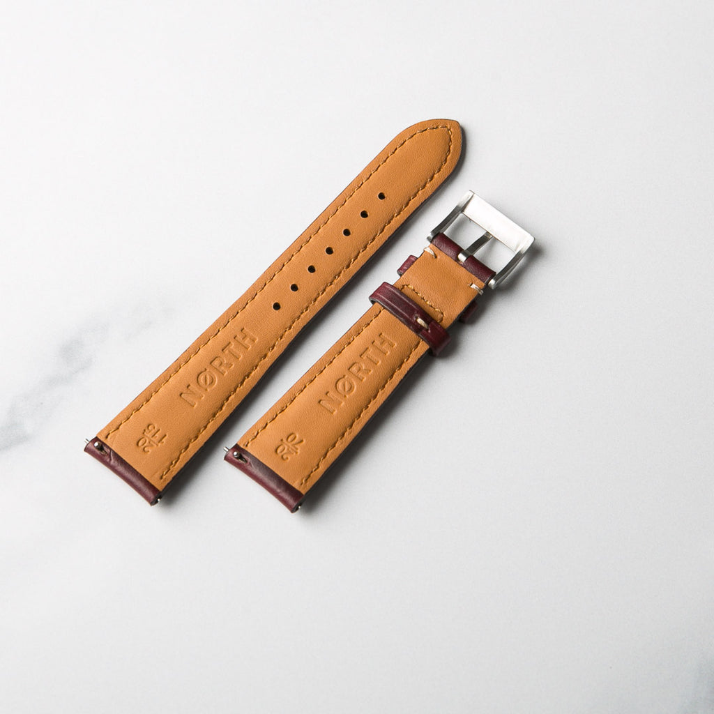 Colour 8 Horween Chromexcel leather watch strap by North Straps